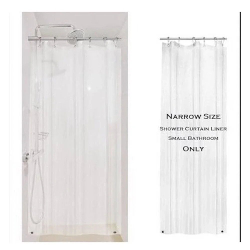 Made by Design PEVA STALL-Size Shower Curtain Liner Clear Medium Weight 54”x 78”